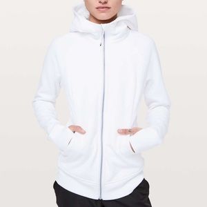 Lululemon Scuba Full-Zip Hoodie White Size 4